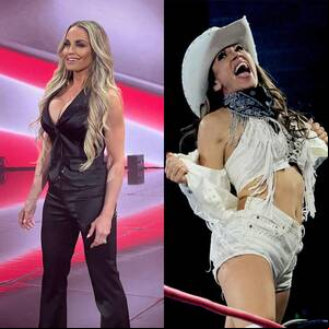 Mickie James Pussy Lips - Trish Stratus vs Mickie James Contract g - WrestleMania 40 :  r/WrestlinFanFic